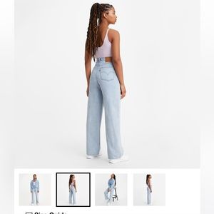 Levi’s High Loose Light Wash Jeans Sz 28